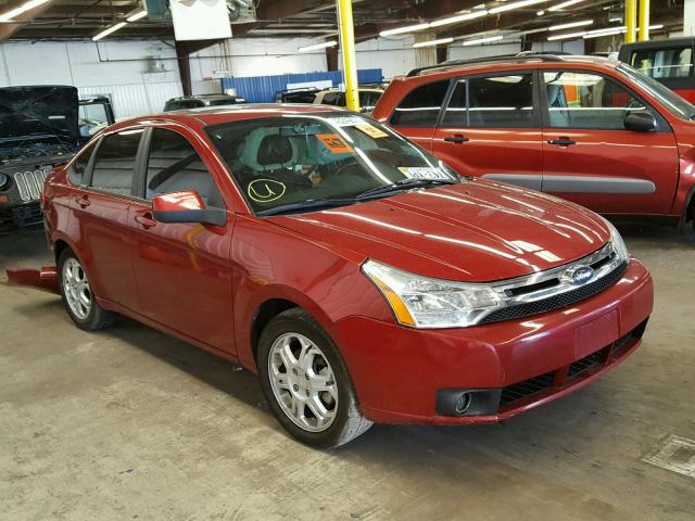 1FAHP36N29W247362 - 2009 FORD FOCUS SES MAROON photo 1