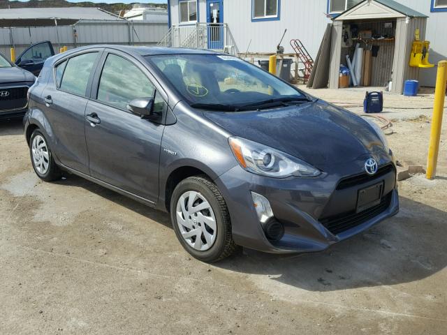 JTDKDTB38F1577982 - 2015 TOYOTA PRIUS C GRAY photo 1