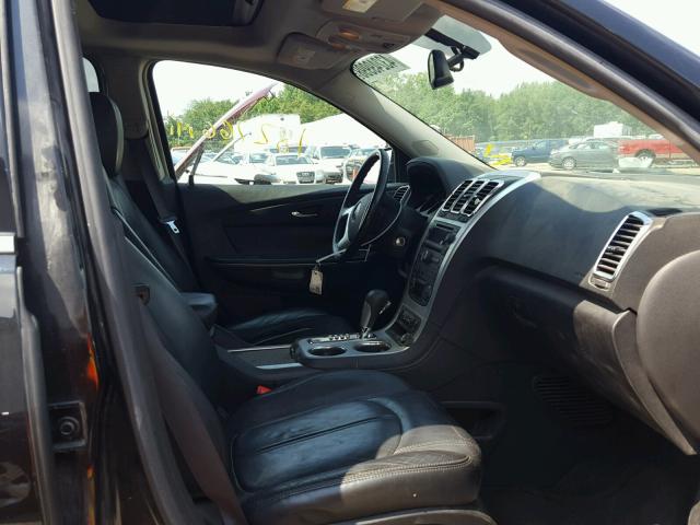 1GKER23778J265539 - 2008 GMC ACADIA SLT შავი ფოტო 5