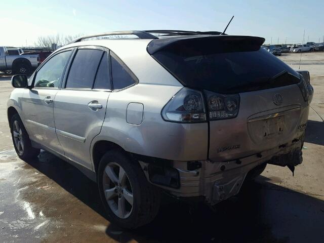 JTJGA31U250048960 - 2005 LEXUS RX 330 SILVER photo 3