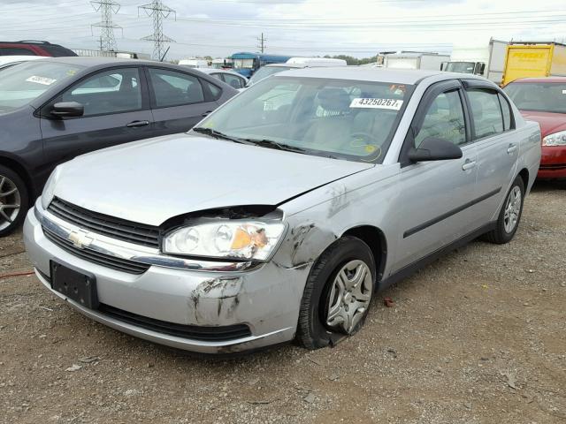 1G1ZS52F94F181191 - 2004 CHEVROLET MALIBU SILVER photo 2