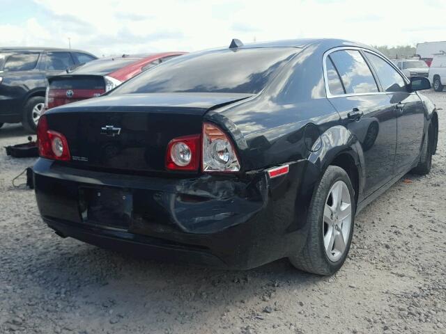 1G1ZB5E09CF191628 - 2012 CHEVROLET MALIBU LS შავი ფოტო 4