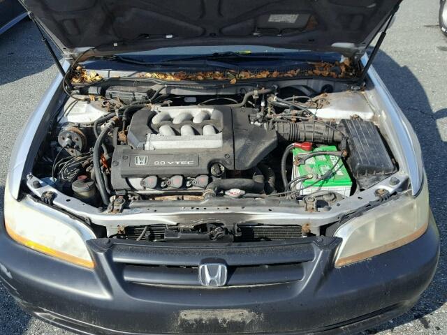 1HGCG16522A035493 - 2002 HONDA ACCORD EX SILVER photo 7