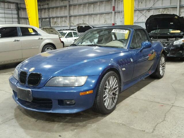 WBACN53441LJ56629 - 2001 BMW Z3 3.0 BLUE photo 2