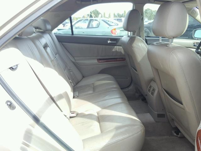 JTDBF30K320077488 - 2002 TOYOTA CAMRY LE GOLD photo 6