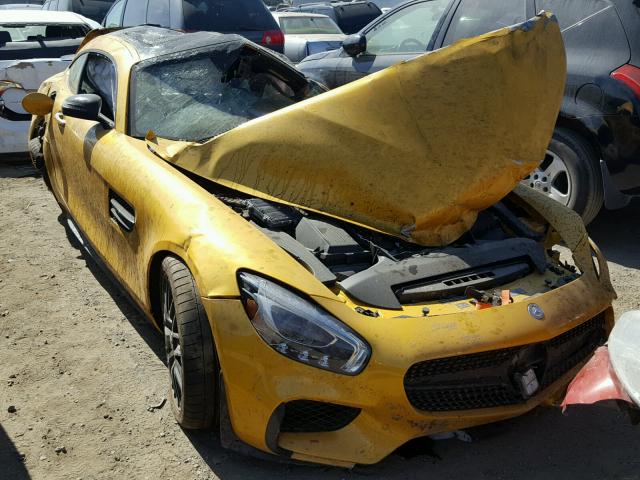 WDDYJ7JA2HA010105 - 2017 MERCEDES-BENZ AMG GT S YELLOW photo 1