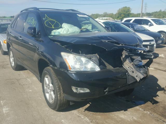 2T2HK31UX8C081411 - 2008 LEXUS RX 350 BLACK photo 1