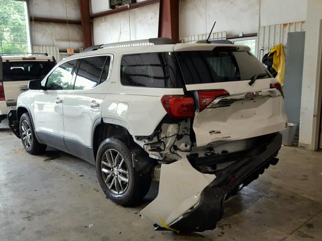 1GKKNMLSXJZ214445 - 2018 GMC ACADIA SLT 白色 照片 3