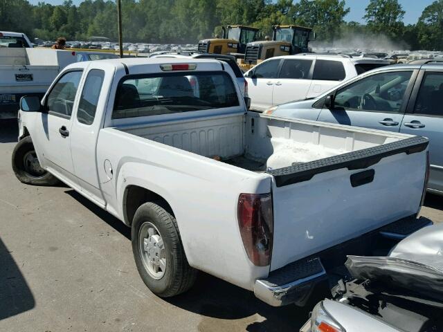 1GCCS196568322583 - 2006 CHEVROLET COLORADO WHITE photo 3