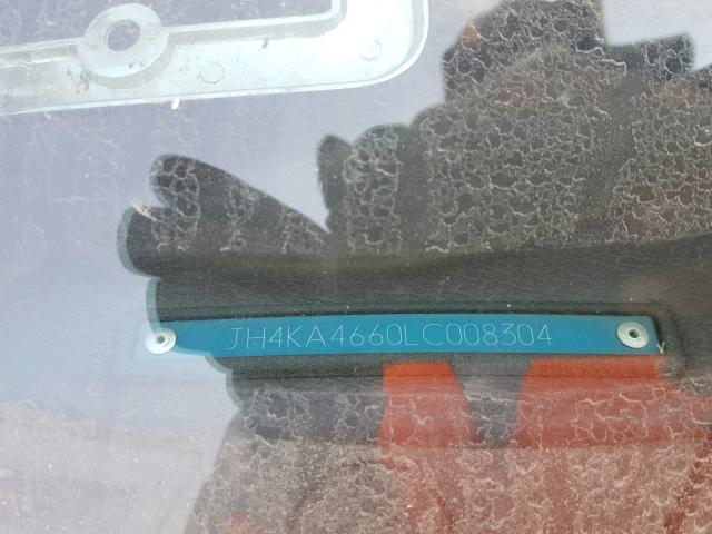 JH4KA4660LC008304 - 1990 ACURA LEGEND L WHITE photo 10