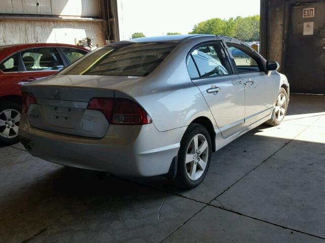 2HGFA16948H327903 - 2008 HONDA CIVIC EXL 银色 照片 4