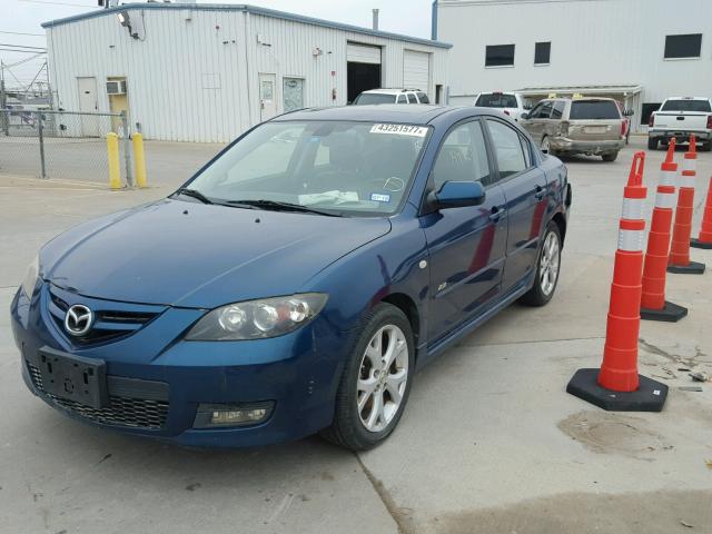 JM1BK323071619360 - 2007 MAZDA 3 S BLUE photo 2