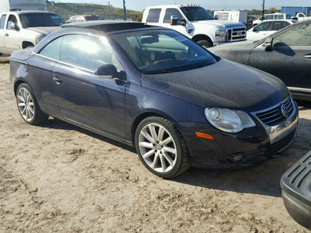WVWDB71F87V044963 - 2007 VOLKSWAGEN EOS 3.2L S BLACK photo 1