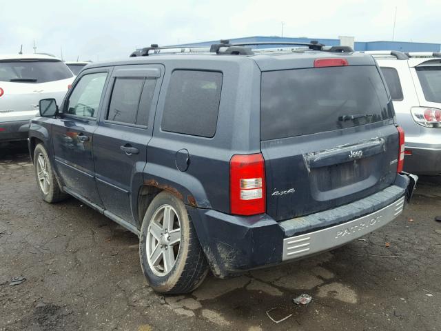 1J8FF48W87D396554 - 2007 JEEP PATRIOT LI GREEN photo 3