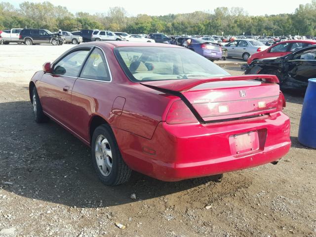 1HGCG325XYA029726 - 2000 HONDA ACCORD RED photo 3