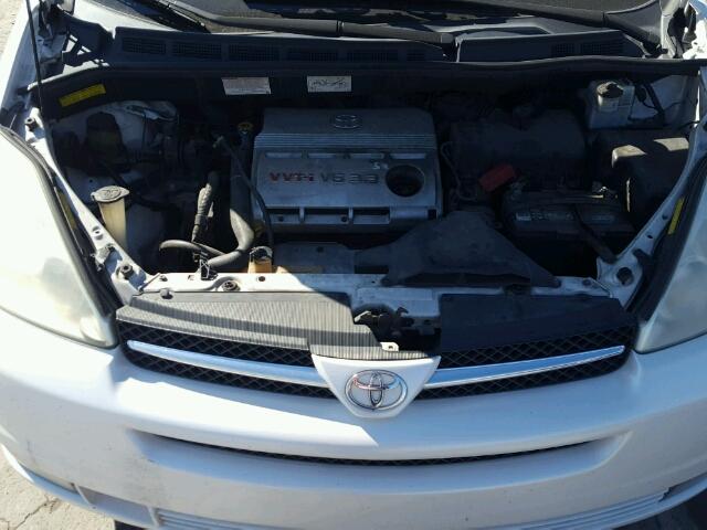 5TDZA22C74S157180 - 2004 TOYOTA SIENNA WHITE photo 7