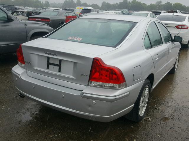 YV1RS592072610573 - 2007 VOLVO S60 2.5T SILVER photo 4