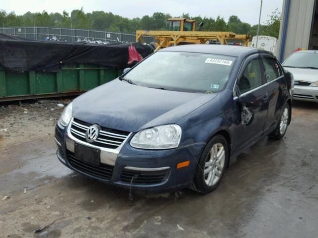 3VWCT71K86M852080 - 2006 VOLKSWAGEN JETTA TDI BLUE photo 2