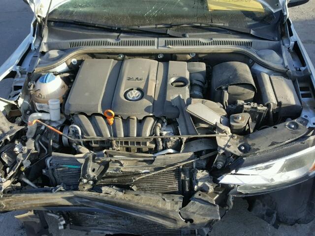 3VWDP7AJ5DM414775 - 2013 VOLKSWAGEN JETTA SE Gümüş foto 7