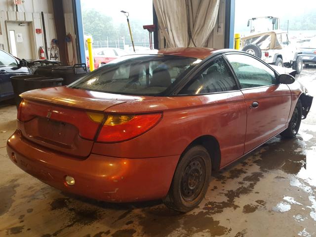 1G8ZP12872Z203231 - 2002 SATURN SC1 ORANGE photo 4