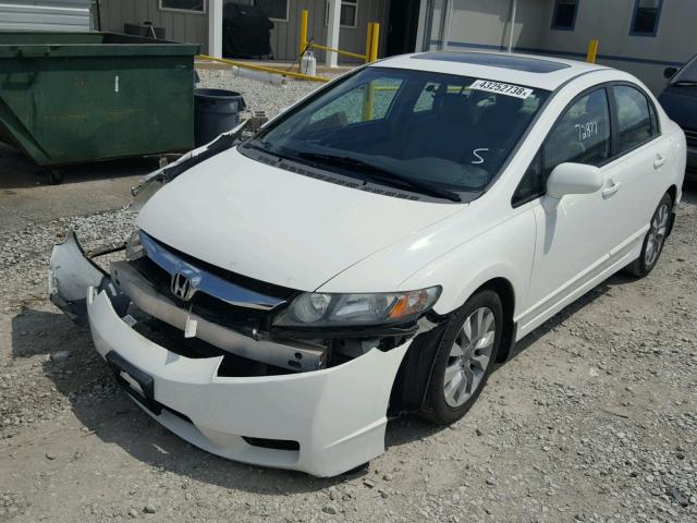 19XFA16989E036493 - 2009 HONDA CIVIC EXL 白色 照片 2