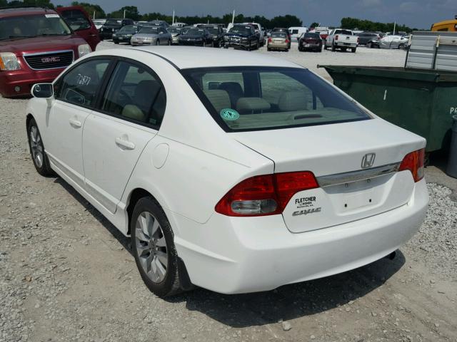 19XFA16989E036493 - 2009 HONDA CIVIC EXL 白色 照片 3