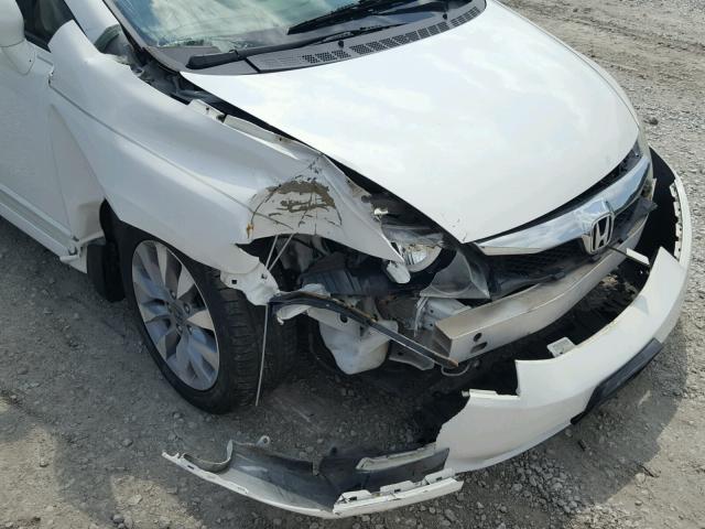 19XFA16989E036493 - 2009 HONDA CIVIC EXL 白色 照片 9
