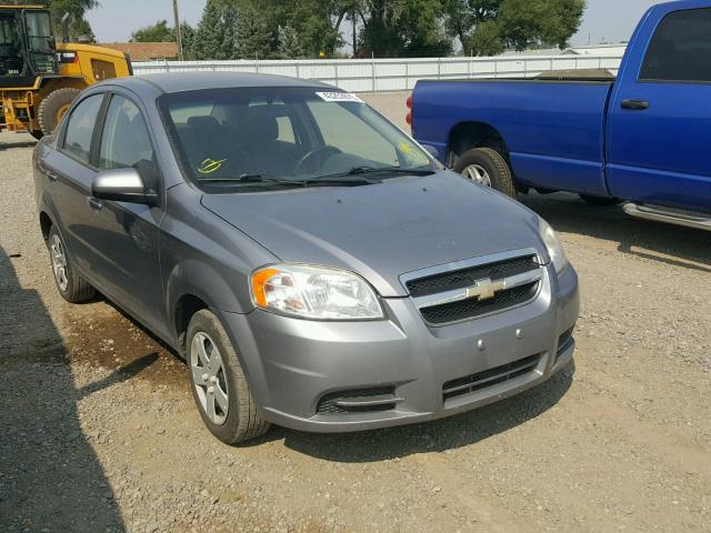 KL1TD5DE6BB224876 - 2011 CHEVROLET AVEO LS GRAY photo 1