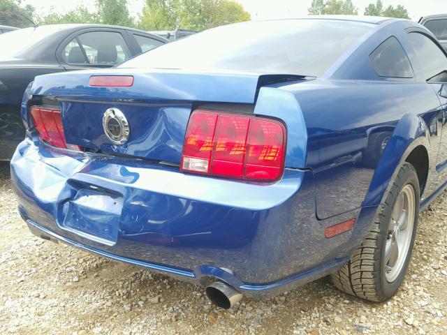 1ZVFT82H765219789 - 2006 FORD MUSTANG BLUE photo 10