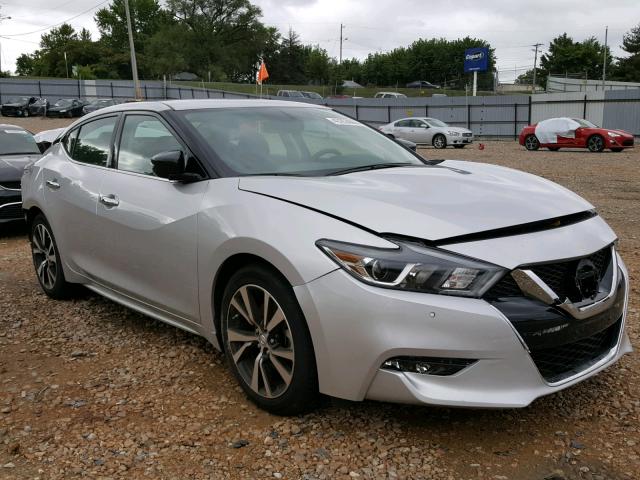 1N4AA6APXJC389817 - 2018 NISSAN MAXIMA 3.5 SILVER photo 1