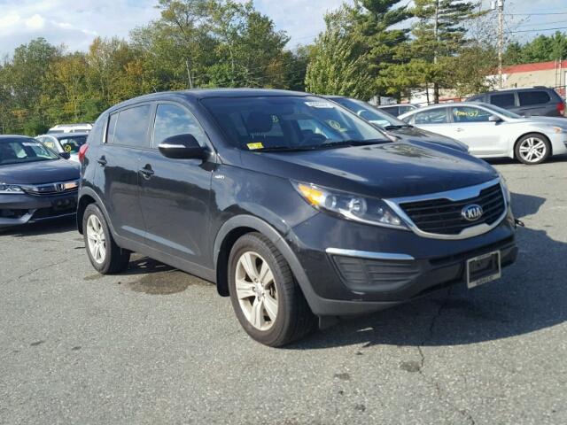 KNDPBCA29D7498576 - 2013 KIA SPORTAGE L BLACK photo 1