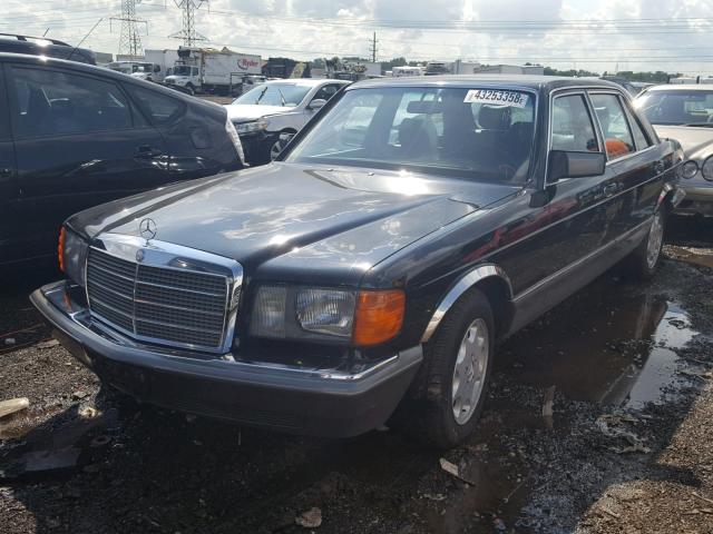 WDBCA37D2FA171838 - 1985 MERCEDES-BENZ 500 SEL BLACK photo 2