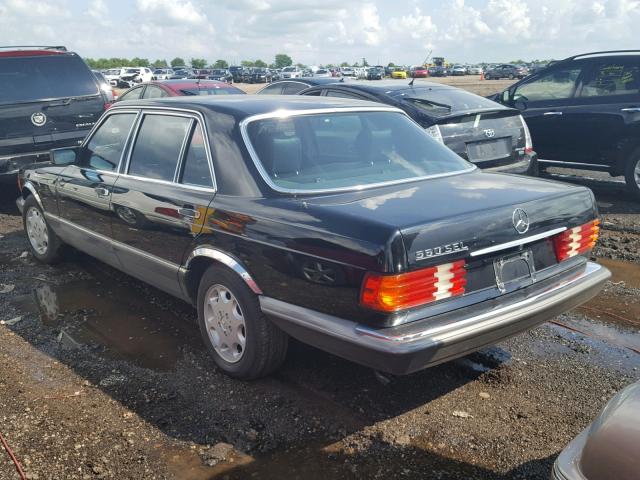 WDBCA37D2FA171838 - 1985 MERCEDES-BENZ 500 SEL BLACK photo 3