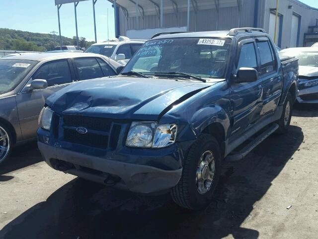 1FMZU77E42UB98093 - 2002 FORD EXPLORER S 绿色 照片 2