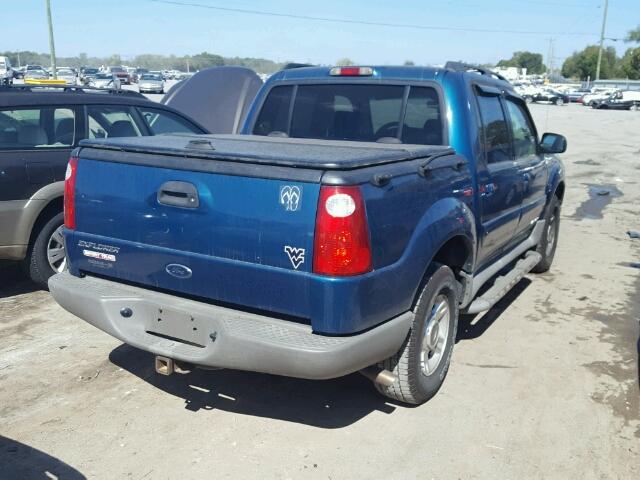 1FMZU77E42UB98093 - 2002 FORD EXPLORER S 绿色 照片 4