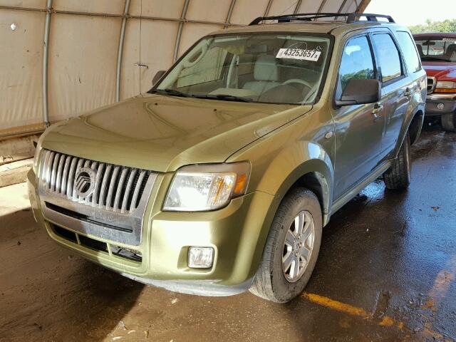 4M2CU81G29KJ18669 - 2009 MERCURY MARINER GREEN photo 2