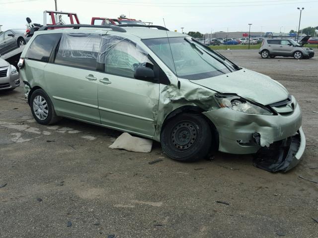 5TDZA23C46S518110 - 2006 TOYOTA SIENNA GREEN photo 1