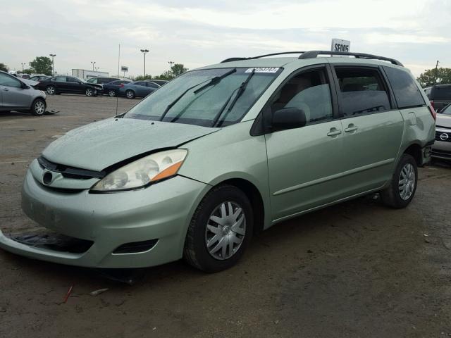 5TDZA23C46S518110 - 2006 TOYOTA SIENNA GREEN photo 2