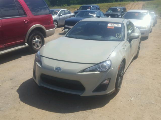 JF1ZNAA19G9706580 - 2016 TOYOTA SCION FR-S BEIGE photo 2