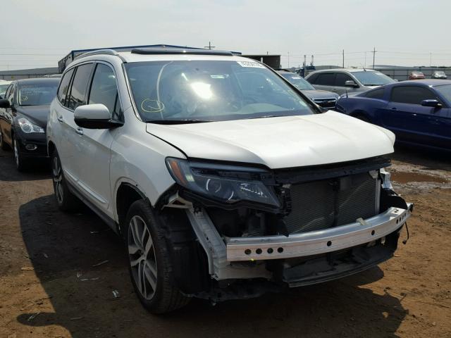 5FNYF6H04HB011170 - 2017 HONDA PILOT ELIT WHITE photo 1