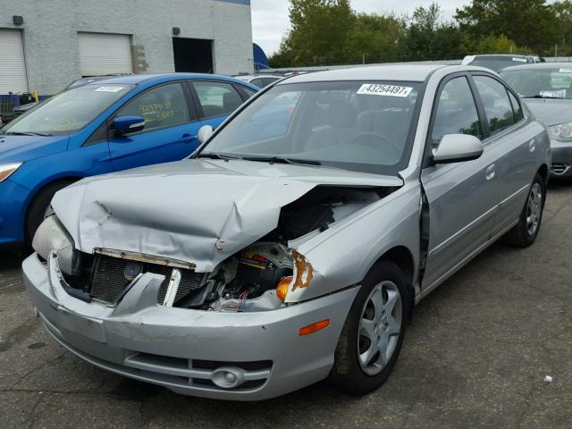 KMHDN46D26U339036 - 2006 HYUNDAI ELANTRA SILVER photo 2