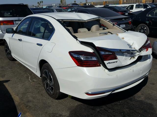 1HGCR2F31HA050624 - 2017 HONDA ACCORD WHITE photo 3