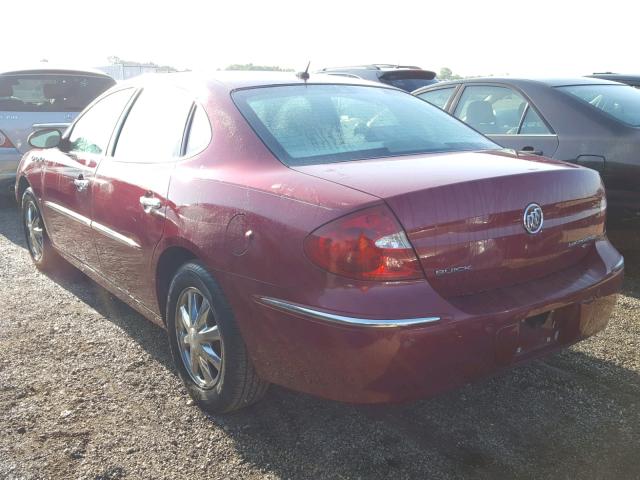 2G4WD582061154458 - 2006 BUICK LACROSSE C RED photo 3