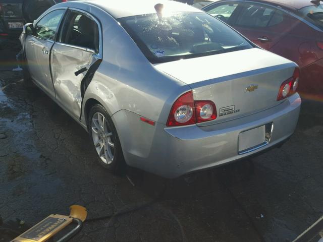 1G1ZG5E78CF100749 - 2012 CHEVROLET MALIBU LTZ SILVER photo 3