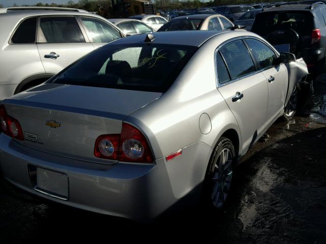 1G1ZG5E78CF100749 - 2012 CHEVROLET MALIBU LTZ SILVER photo 4