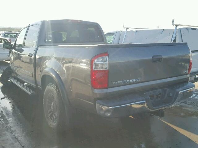 5TBET34196S537563 - 2006 TOYOTA TUNDRA DOU GRAY photo 3