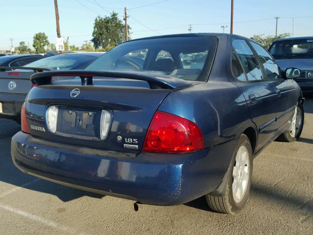 3N1CB51D46L525034 - 2006 NISSAN SENTRA 1.8 BLUE photo 4