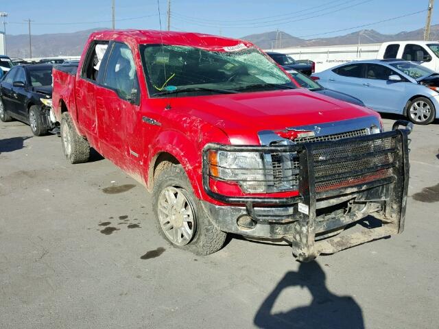 1FTFW1ET9CFD06469 - 2012 FORD F150 SUPER RED photo 1