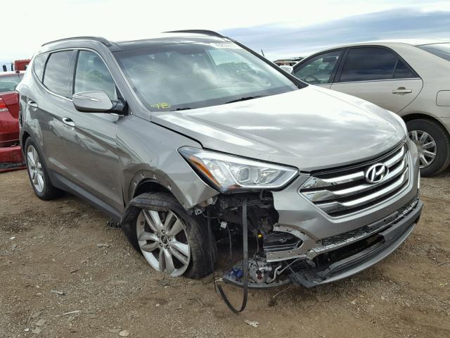 5XYZWDLA4GG324817 - 2016 HYUNDAI SANTA FE S GRAY photo 1