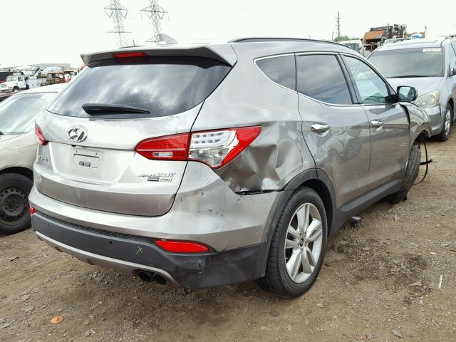 5XYZWDLA4GG324817 - 2016 HYUNDAI SANTA FE S Մոխրագույն լուսանկար 4